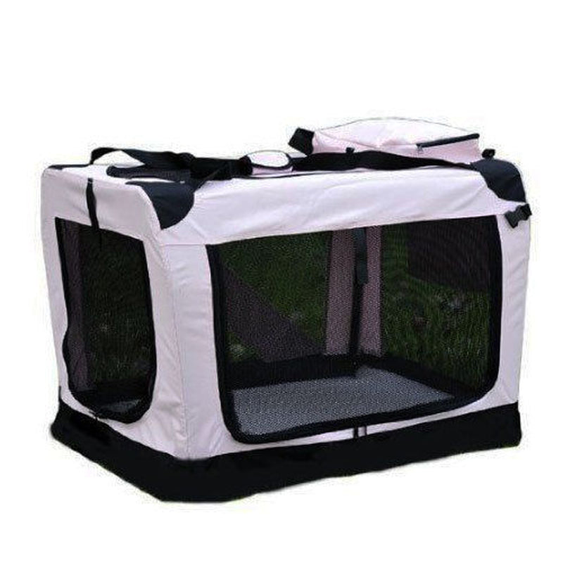 Dog Pet Puppy Fabric Portable Carrier Crate Kennel Bag Cage Fold Travel M L XL