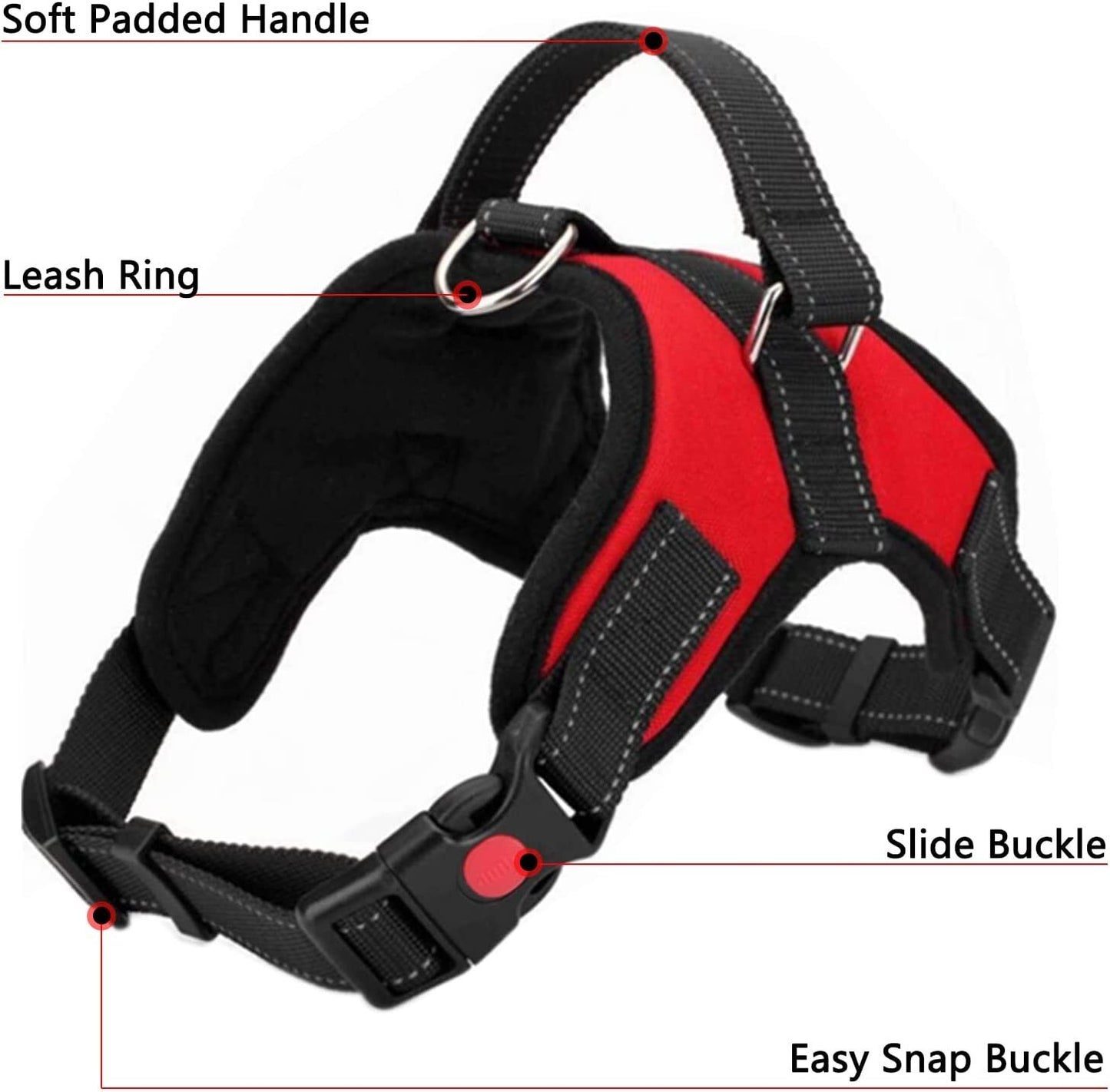 Dog Harness No Pull for Small Medium Large Dogs anti Pull Strong and Adjustable