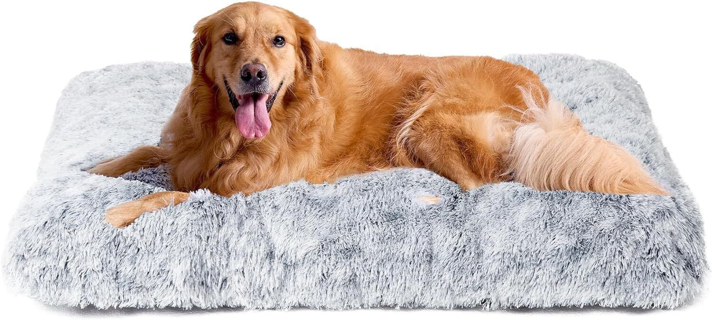 Dog Bed Soft Pet Cushion Large Dog Crate Puppy Cat Mattress Washable Pad Mat Xl