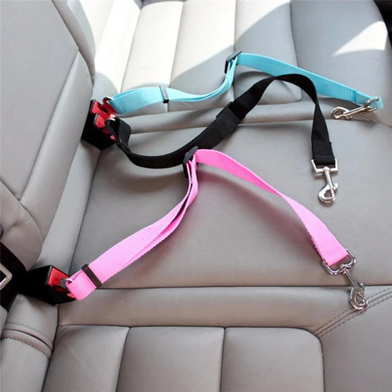 Telescopic Traction Rope for Pet Car Seat Belt