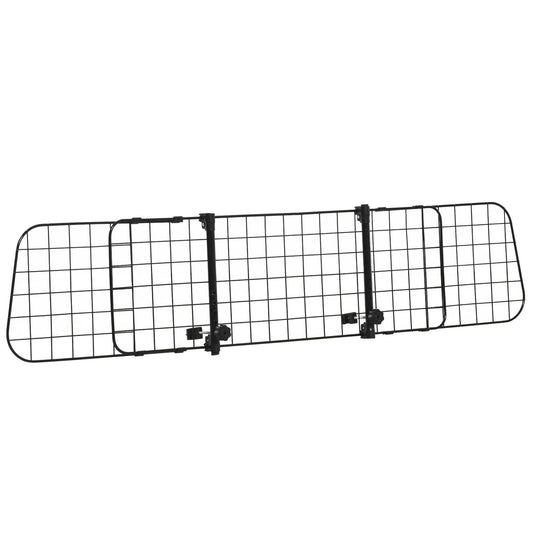 Pawhut Heavy Duty Pet Dog Car Barrier Adjustable Ventilated Mesh Wire Guard