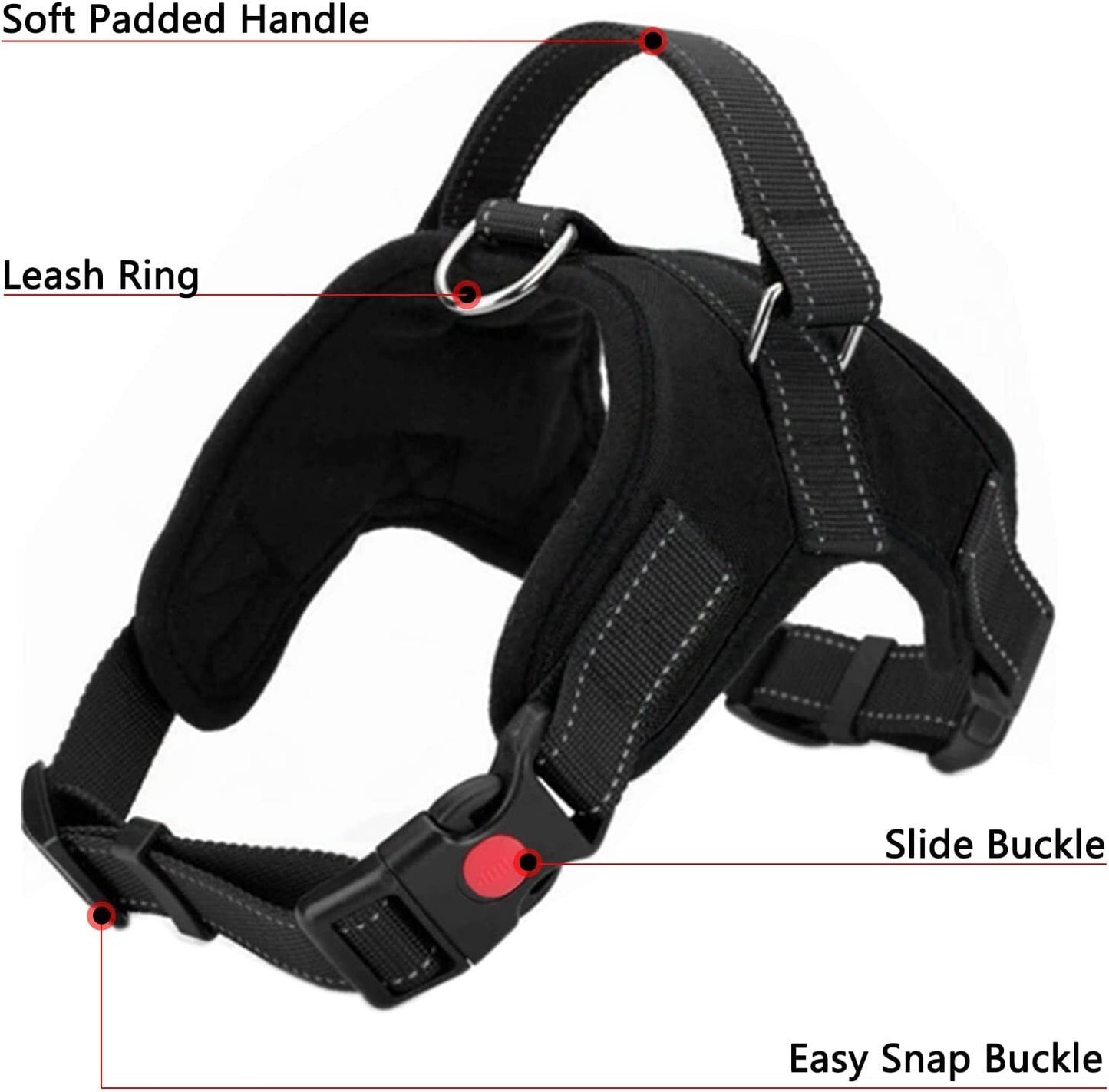 Dog Harness No Pull for Small Medium Large Dogs anti Pull Strong and Adjustable